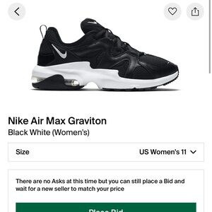 Woman’s Nike air max graviton worn once great condition